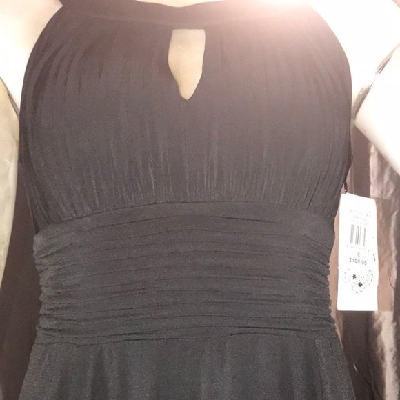 NWT Sangria black long social dress size 8 - Picture 2 of 11